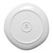An Ariane Earth white porcelain plate with a circular hole in the middle.