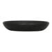 A Cal-Mil matte black melamine pasta bowl on a white background.