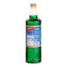 A 1-liter plastic bottle of Torani Green Apple flavoring syrup.