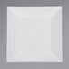 A white square plate.