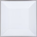 GET ML-104-W 10 inch White Siciliano Square Plate - 12/Case