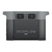A black and gray EcoFlow DELTA 2 Max portable power station with dual cooling vents on the front.