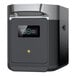 A black EcoFlow DELTA 2 Max EFDELTA2MaxEB lithium-ion smart battery with a digital display on the front.