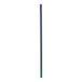 A black compostable sip straw with a blue stripe.