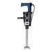 A Waring heavy-duty immersion blender with a blue handle.