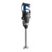 A heavy-duty electric immersion blender with a long stainless steel shaft and ergonomic handle.
