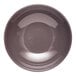 A mauve terracotta salad bowl with a smooth, glossy finish.
