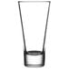 A clear, tapered Libbey Series V 11.875 oz. beverage glass.