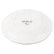 A white porcelain coupe plate with the World Tableware logo and product information on the bottom.