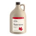 A 1-gallon jug of Hometown Provisions Grade A Dark Robust Pure Maple Syrup.
