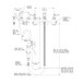 A diagram of a T&S pot and kettle filler faucet assembly.