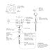 A diagram of a T&S concealed deck-mount mixing faucet with vacuum breaker, spray valve, and hose.
