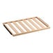 A small wooden shelf with slats, designed for use with specific AvaValley refrigeration units.