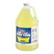 A 1-gallon jug of Carnival King Lemon Snow Cone Flavoring Syrup.
