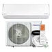 A Pioneer Diamante Essenza WYT-17 high wall-mounted ductless mini split AC and heat pump system with indoor and outdoor units, remote control, and installation accessories.