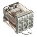 A rectangular Electrolux relay with a transparent casing and multiple metal terminals, rated for 400V 16A.