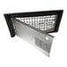 An aluminum spiral duct grille designed for 22-inch and larger ducts, measuring 24 by 8 inches.