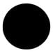 A round, black outdoor table top with an eased edge.