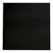 A square, frosty black outdoor table top with eased edges and squared corners, measuring 36 inches by 36 inches.