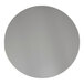 A round, storm gray outdoor table top with an eased edge, measuring 48 inches in diameter.