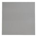 A square, storm gray indoor table top with eased edges and squared corners.