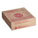 A cardboard box containing Eli's Cheesecake 9-inch pre-cut Irish Coffee Cheesecake.