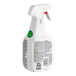 A white plastic spray bottle of Clorox Healthcare Fuzion cleaner disinfectant.