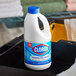 A 43 oz. bottle of CloroxPro Clorox concentrated disinfecting bleach with CloroMax.