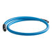 A blue 30-foot long, 3/4-inch diameter hose with black connectors, designed for use with an open air or water hose reel.