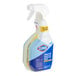 A spray bottle of Clorox Clean-Up disinfectant cleaner with bleach.