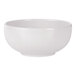A small white porcelain ramekin bowl.