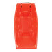 A red light-duty bulk tilt truck with a 0.5 cubic yard capacity and a 450 lb. weight limit.