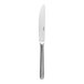 A stainless steel table knife with a satin finish and a simple, modern design.