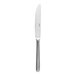 A stainless steel dessert knife with a satin finish and a simple, modern design.