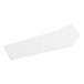 A white plastic slicer director replacement part for the Avantco SL312 slicer.