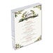 An acrylic magnetic block frame designed to display 8 1/2" x 11" documents in either landscape or portrait orientation.