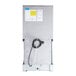 A commercial Scotsman air-cooled countertop nugget ice machine and water dispenser with a 12 lb. bin capacity.