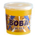 A large plastic tub of Bossen Volt Amber Energy Bursting Boba weighing 7.04 pounds.