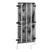 A black condenser coil designed for use with the Estella MCC220 commercial refrigerator.