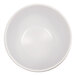 A white round melamine bowl.