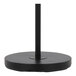 A matte black metal floor lamp base with a vertical pole, part of the LumiSource Congo 64" floor lamp.