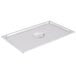A Vollrath stainless steel hotel pan cover.