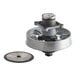 A metal clutch assembly with a separate gear component designed for Estella SM20 and SM30 mixers.