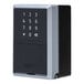 A wall-mounted ABUS KEYGARAGE One 787 smart key storage lockbox with a numeric keypad.