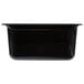 A black Vollrath Super Pan plastic food pan.