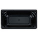 A black Vollrath Super Pan plastic food container.