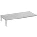 An Advance Tabco stainless steel undershelf for a dishtable.