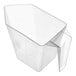 A clear 8 oz. polypropylene measuring cup with measurement markings and a handle.