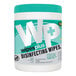 A container of WipesPlus lemon scent alcohol-free surface disinfecting wipes, 240-count.