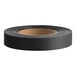 A roll of 1-inch wide black magnetic label holder tape for steel shelving.